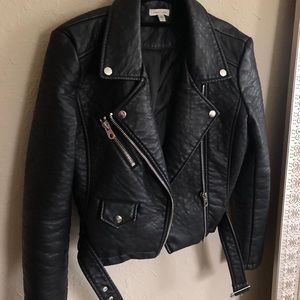 Urban Outfitters faux leather biker jacket
